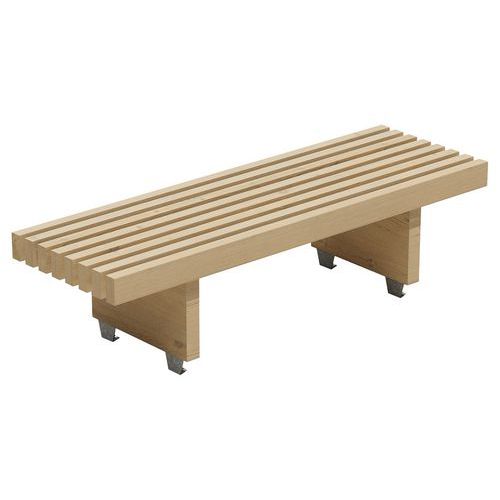 Banquette Haute Modulam 2 Pieds 234 Cm - Non Traité