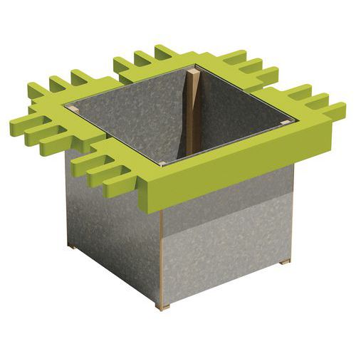 Jardinière Modulam Départ 3 Cotés