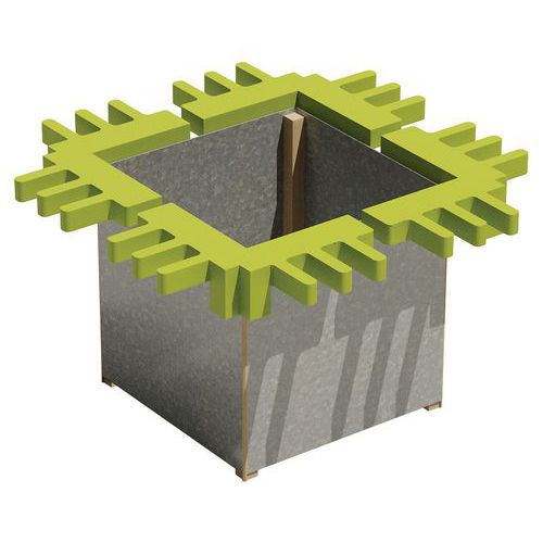 Jardinière Modulam Départ 4 Cotés