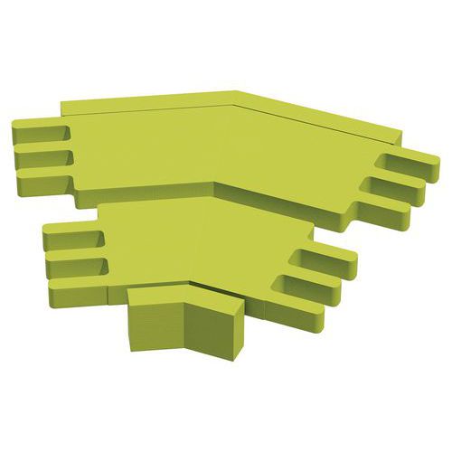 Jonction Horizontale Modulam Angle 150Â° Vert