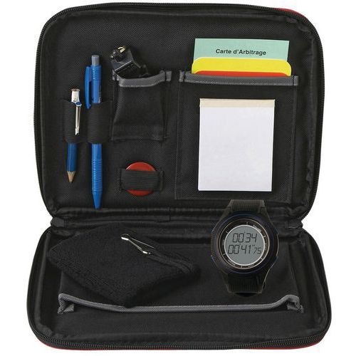 Tremblay - Mallette Arbitre Football Standard Noir - Accessoire Indispensable pour Joueurs et Entraîneurs