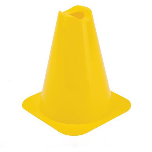 Cône Multisport Rouge 15 cm - Accessoire d'entraînement stable et visible