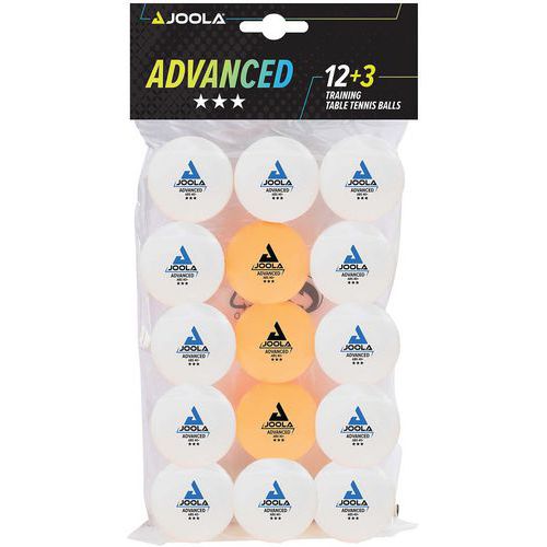 Lot de 6 - Sachet 15 Balles De Tennis De Table Joola Advanced Training