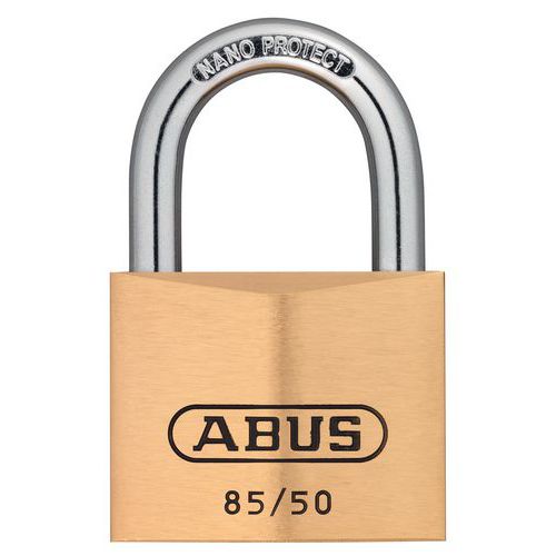 Abus 1 Cadenas De Sécurité Abus Série 85 Pour Clé Passe - Varié 2 Clés - 50mm