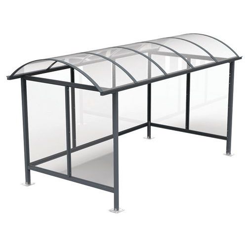Abri Fumeurs Standard 45 X 282 Gris Anthracite