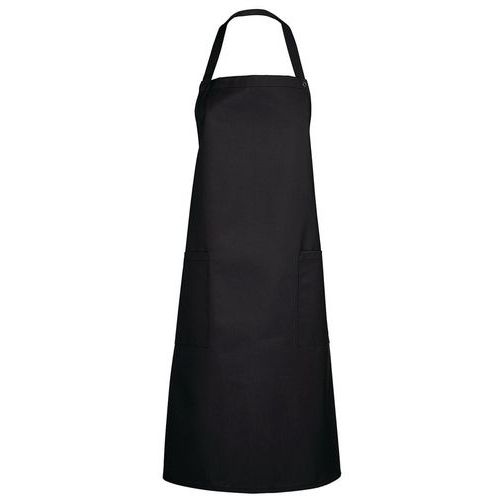 Tablier à Bavette Galanga Noir Taille Unique