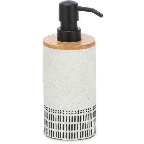 Distributeur De Savon En Polyrésine Et Bois Ethnique