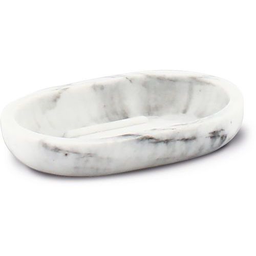 Porte Savon En Polyrésine Et Bois Marbre