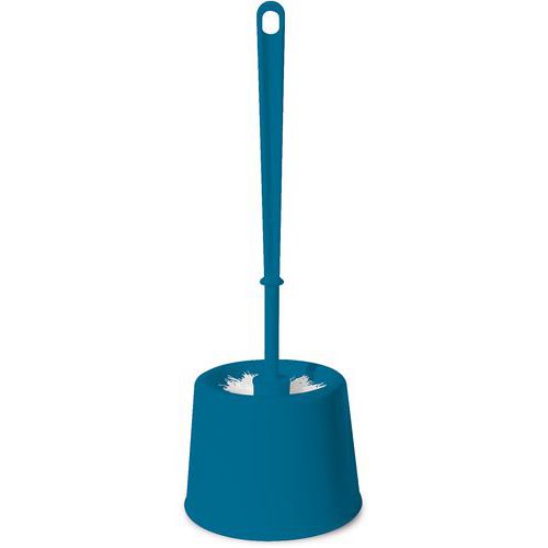 Pot Boule Et Brosse Wc Bleu Lagon