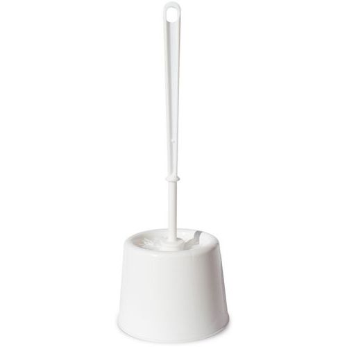 Pot Boule Et Brosse Wc - Blanc