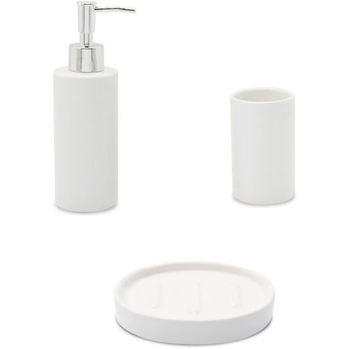 Set à Poser 3 Pièces - Céramique - Blanc
