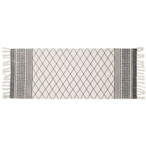 Tapis De Sortie De Bain Sahara Gris - Coton - 50x120 Cm