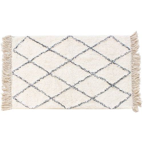 Tapis De Sortie De Bain Naturel - Coton - 50x80 Cm
