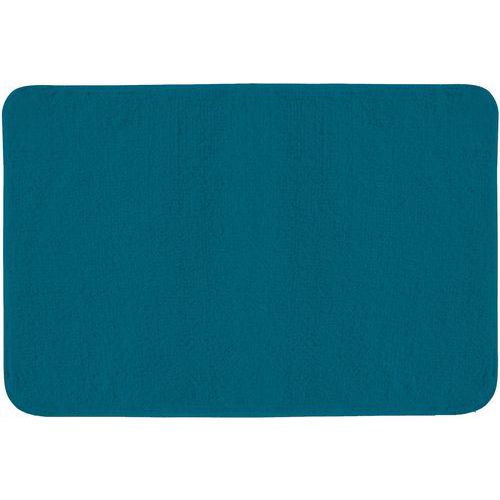 Tapis De Sortie De Bain Bleu Lagon - Mircofibre - 45x75 Cm