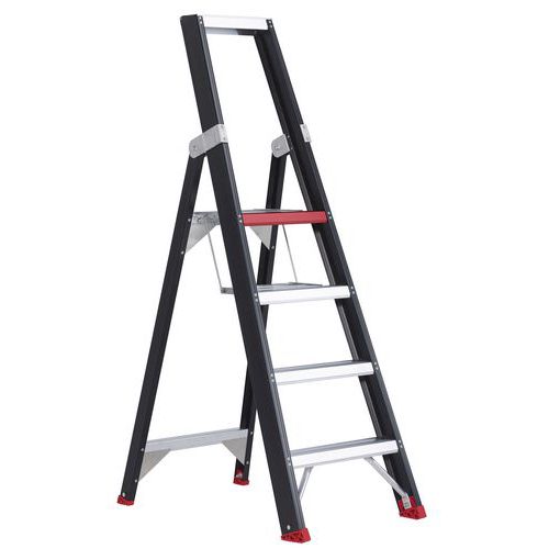 Escabeau Pliant H 0.95 M - 3 Marches + 1 Plateforme