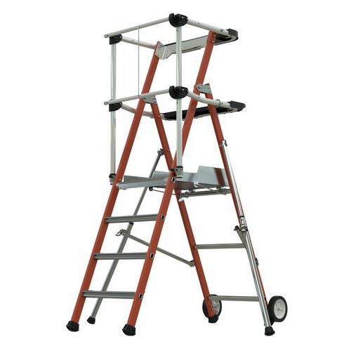 Plate-forme De Travail Isolante Sherpa Fibre - 4 Marches