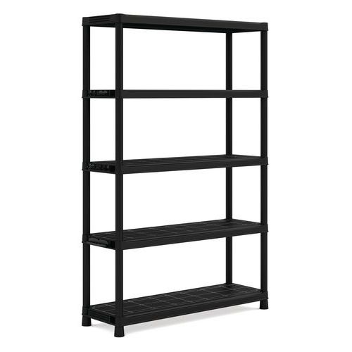 Ã‰tagère En Plastique Eris 187 X 120 X 40 Cm 350 Kg Noir