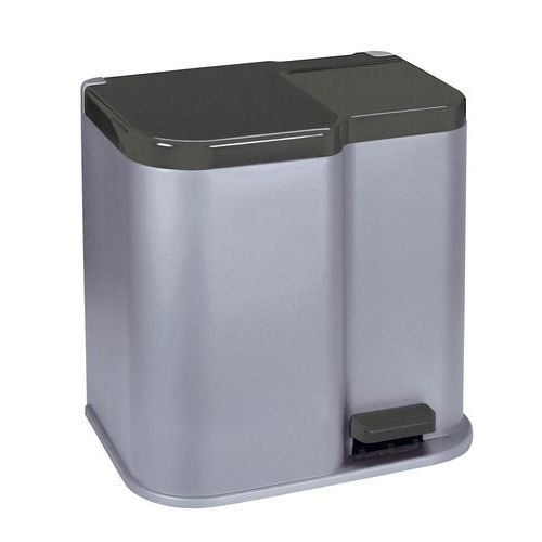 Poubelle En Plastique Duo Volume 21 L