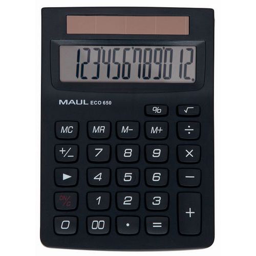 Calculatrice De Bureau Eco 650 - 12 Touches - Maul