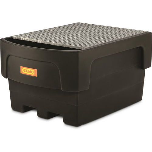 Bac De Rétention 1 Ibc Avec Collecteur + Cail. Acier - 1100l