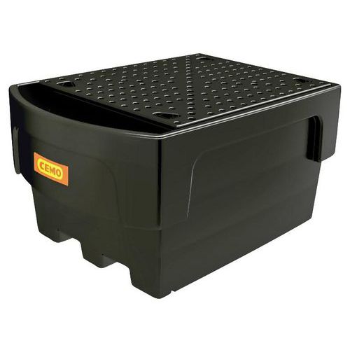 Bac De Rétention 1 Ibc Avec Collecteur + Cailleb. Pe - 1100l