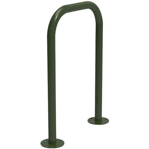 Abri Plus - Borne à vélos en U renversé Vert Sapin - Acier Galvanisé - 1 Place - 850mm Hauteur - Durable et Recyclable