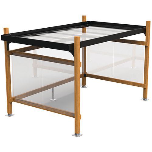 Abri Vélos Naturelli 4 X 25 Noir Profond