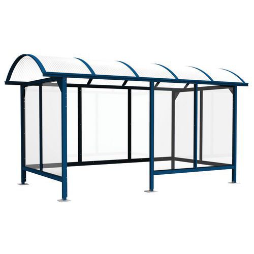 Abri Fumeurs Standard 45 X 25 Bleu Gentiane
