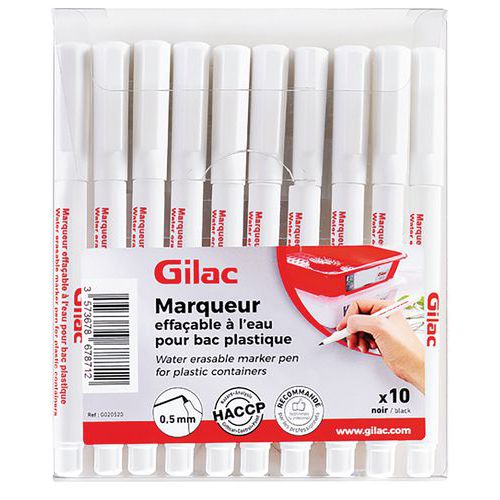 Blister 10 Feufres Gilac Noir