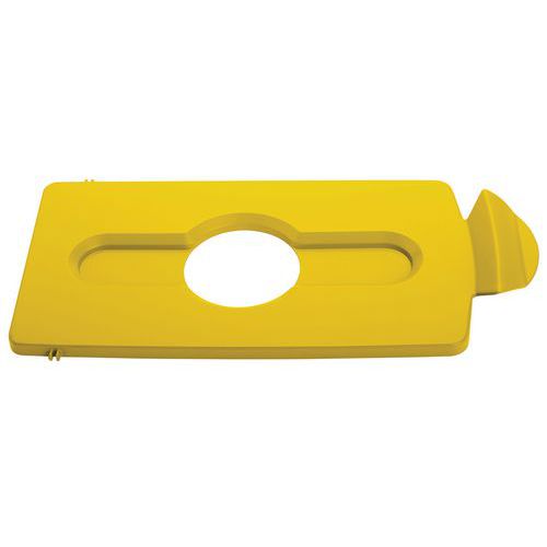 Couvercle Bouteilles/canettes Recyclage Slim Jim Jaune