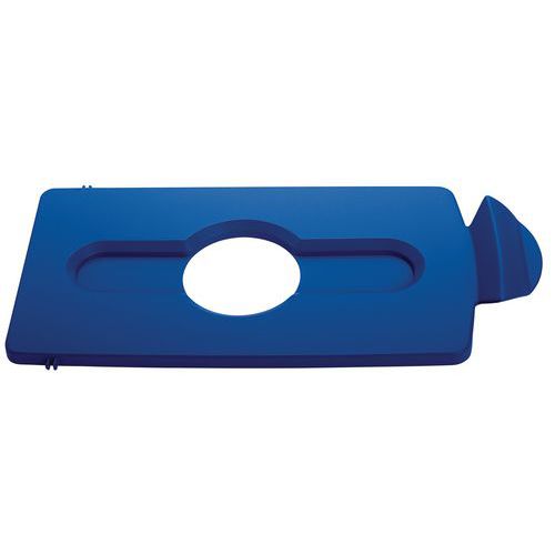 Couvercle Bouteilles/canettes Recyclage Slim Jim Bleu