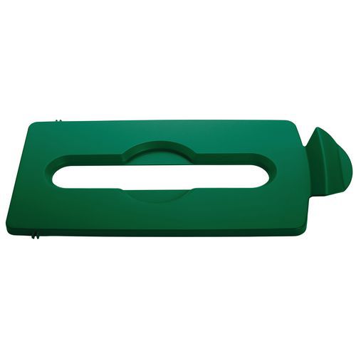 Couvercle Papier Station De Recyclage Slim Jim Vert