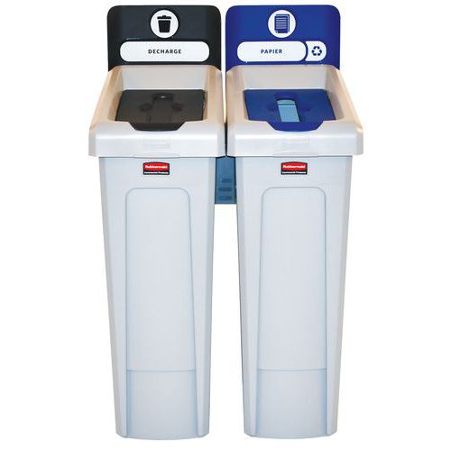 Station De Recyclage Slim Jim 174l Noir Bleu_fr