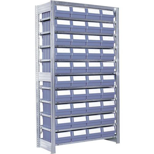 Rayonnages Avec 40 Bacs De Rangement Rk - Profondeur 324mm