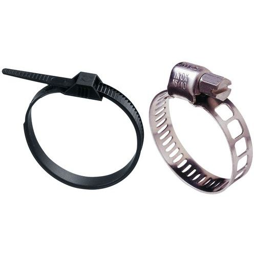 Ø 200mm Collier de Serrage à vis pour la Fixation de Tuyau, Tube