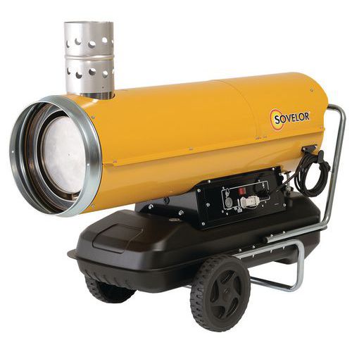 Chauffage Air Pulsé Mobile - Au Fuel - A Combustion Indirecte - 49 Kw