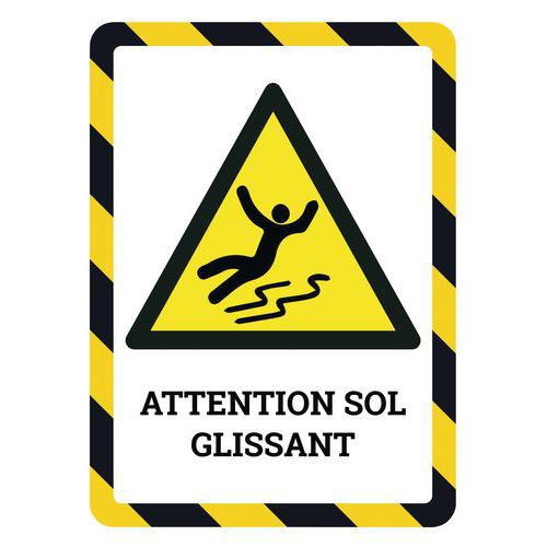 Magneto Solo Securite Magnetique A4 Jaune/noir