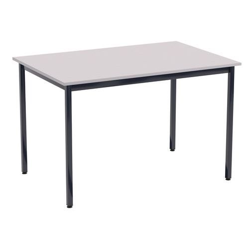 Table De Restaurant Collectif 120x80 Gris C/gris
