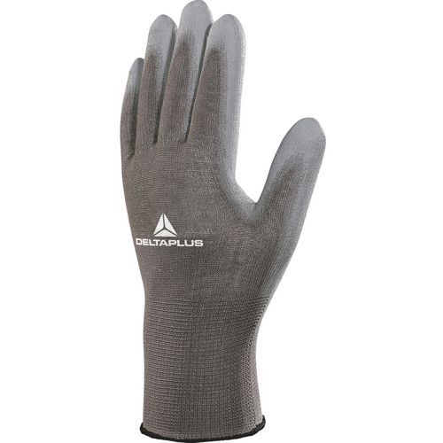 Gants De Manutention Tricot Polyester/ Paume Pu Dpve702pg