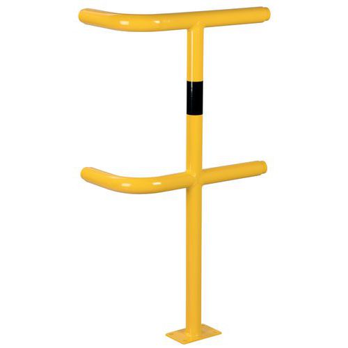 Poteau Angle Hauteur 1 M Ã˜48 Mm Pour Barrière De Protection