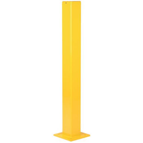 Poteau Acier Simple Intérieur 1m Pour Barrière Sécurité Modulaire