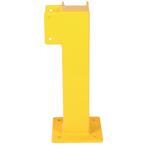 Poteau Acier D'angle 50cm Pour Barrière Sécurité Modulaire