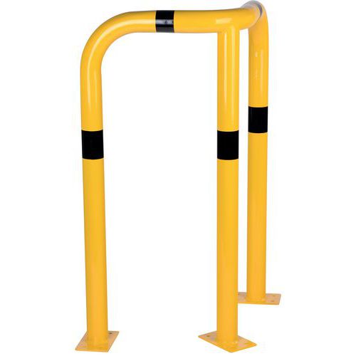 Arceau De Protection D'angle Galvanisé Hauteur 1200 Mm Ø76 Mm