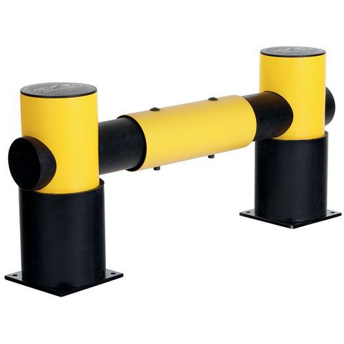 Barrière De Rayonnage Anti-collision 1 Lisse 1100 X 516 Mm