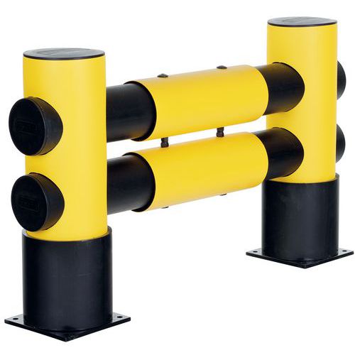 Barrière De Rayonnage Anti-collision 2 Lisses 1100 X 760 Mm