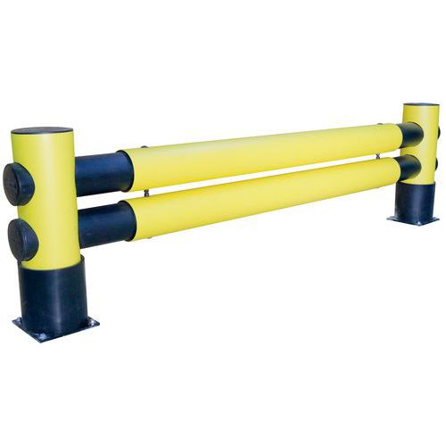 Barrière De Rayonnage Anti-collision 2 Lisses 2500 X 760 Mm