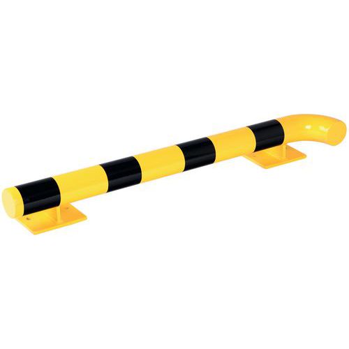 Butée Murale Acier Galvanisé Pour Coin 90Â° Gauche Int. Ã˜76mm L:1000 Mm