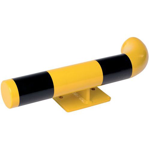 Butée Murale Acier Pour Coin 90Â° Gauche Extérieur Ã˜76mm Longueur 500mm