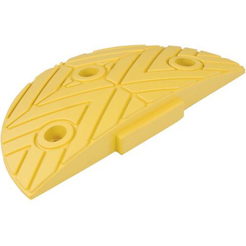 Ralentisseur H 75mm Pièce De Début Jaune 250x420x75 Mm