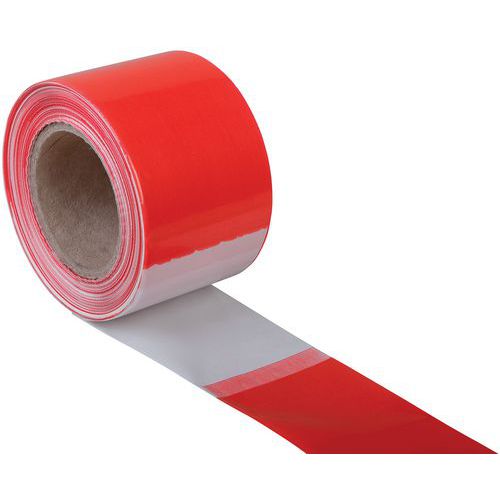 Ruban De Délimitation L 500m Rouge-blanc L 80mm
